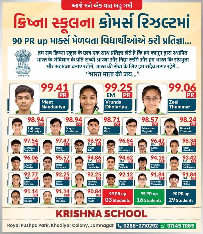 commerce results krishna school